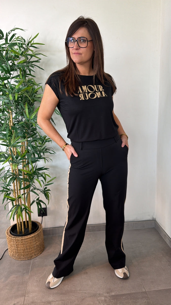 SAMOUR T-SHIRT A-BLACK 61050