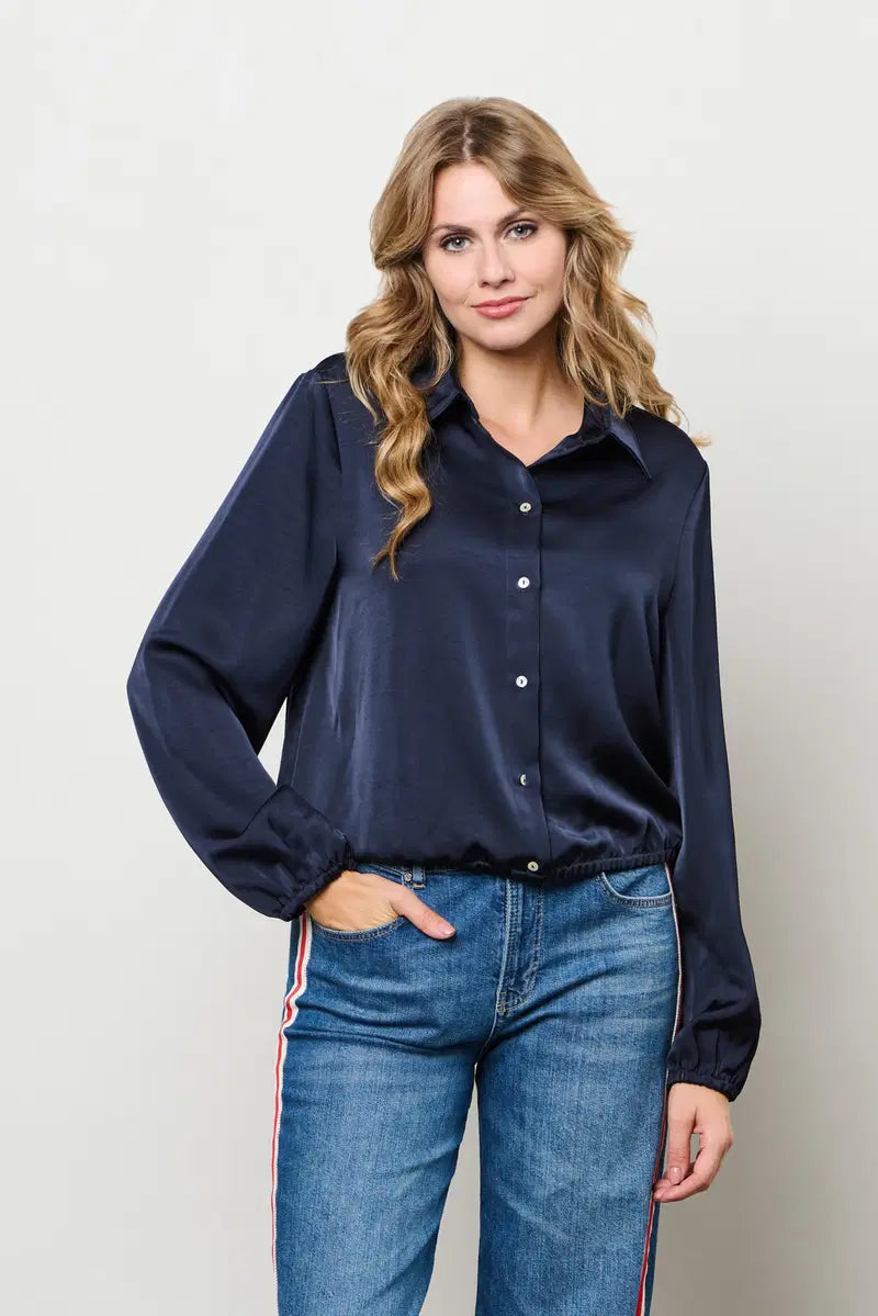 WENDELIEN BLOUSE B-NAVY 61070